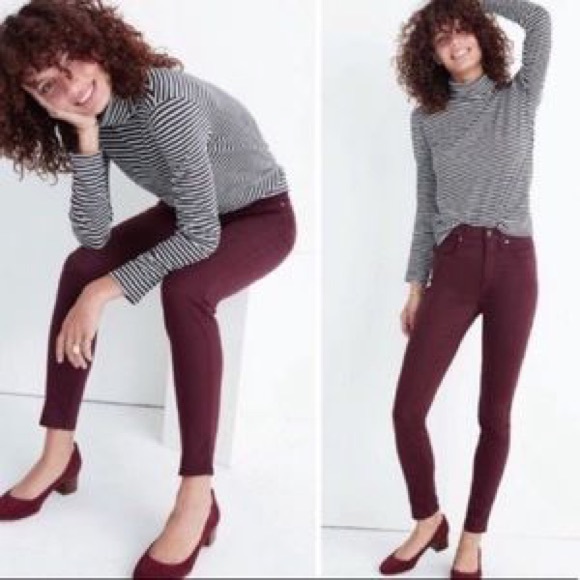 10" High-Rise Skinny Sateen Jeans - Picture 1 of 12